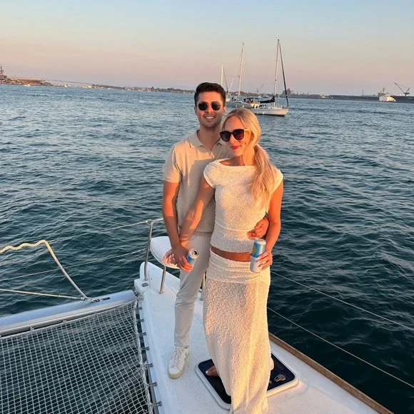 Meshki Cream Maxi Skirt & Knit Top Set - Picture 12 of 12